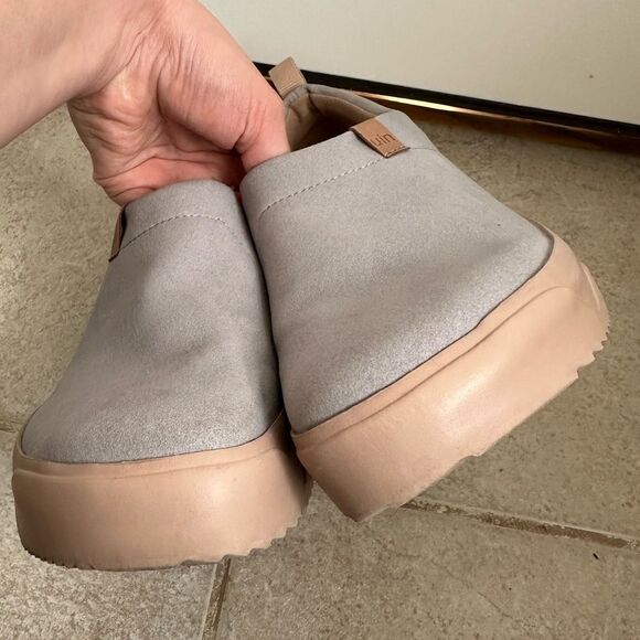 Men\'s Gray and Orange Slip-On Shoes main image 9